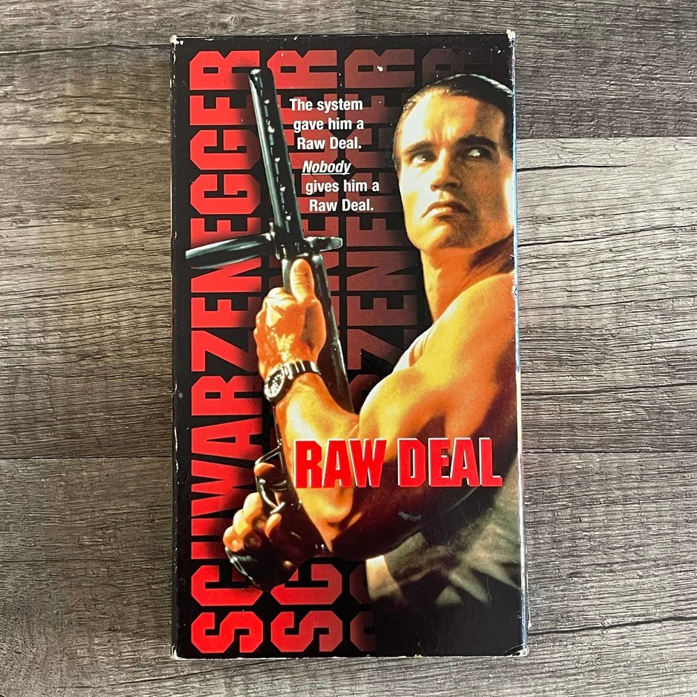 RAW DEAL - ARNOLD SCHWARZENEGGER [ VHS ] ANCHOR BAY